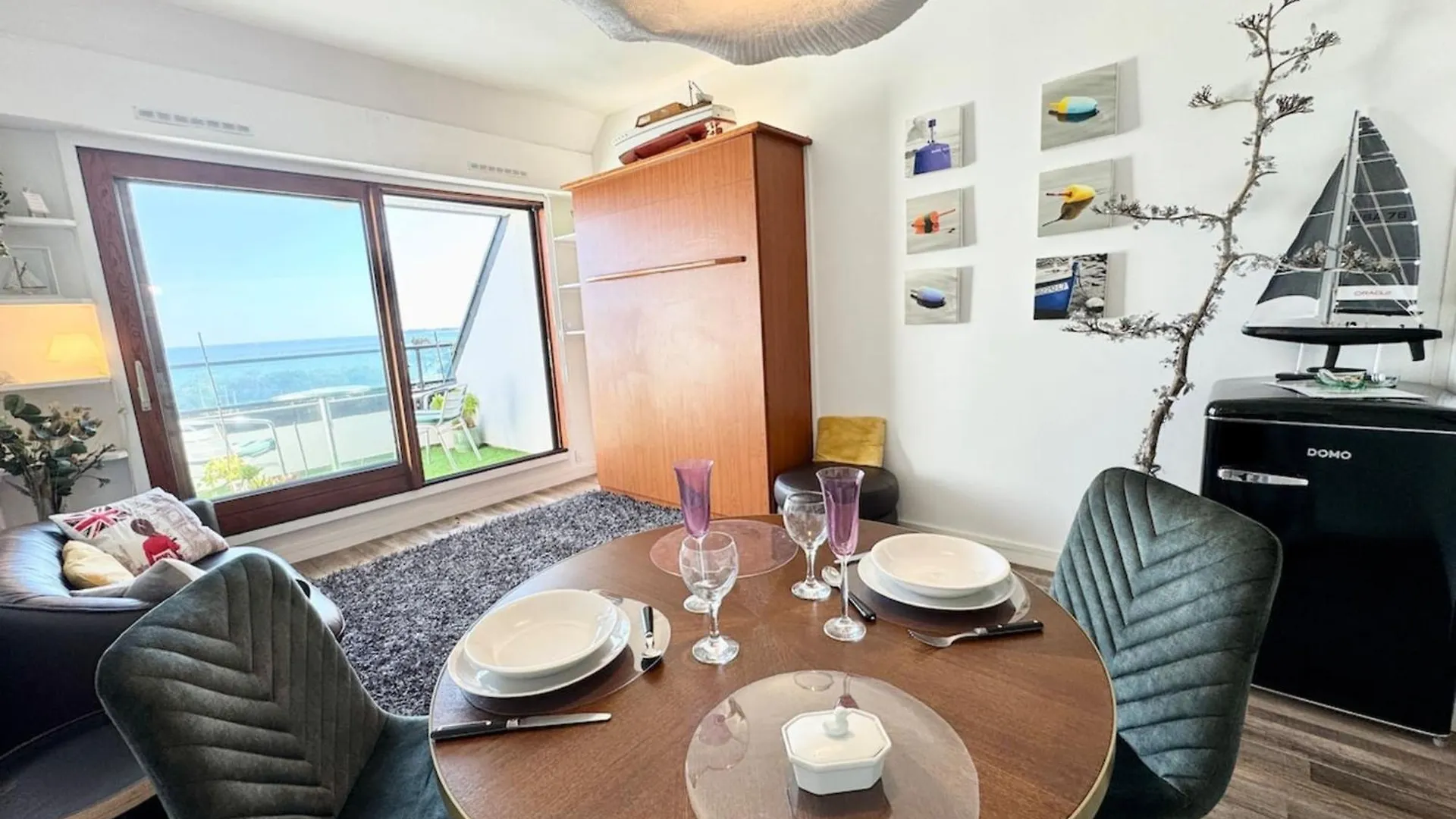 Apartman Lovely ! Studio Balcon - Vue Ocean 360 Larmor-Plage